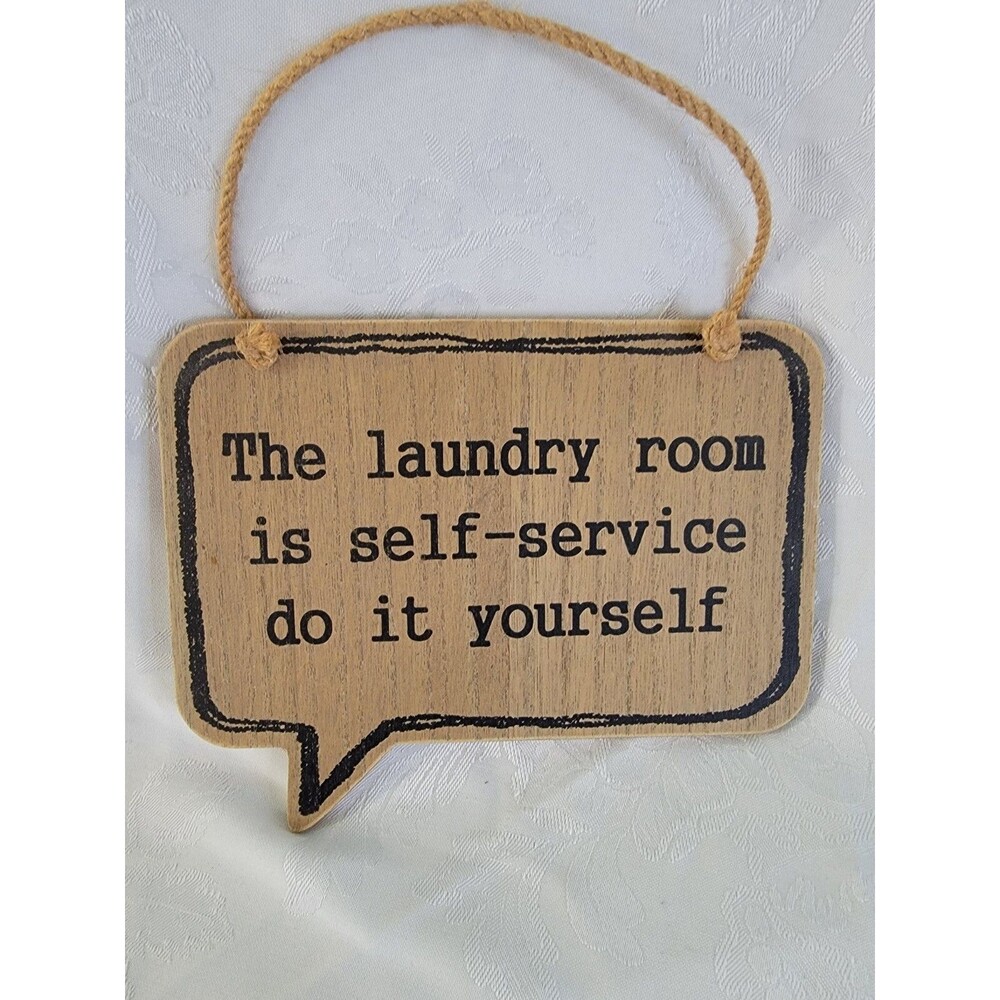 Hobby Lobby Laundry Sign